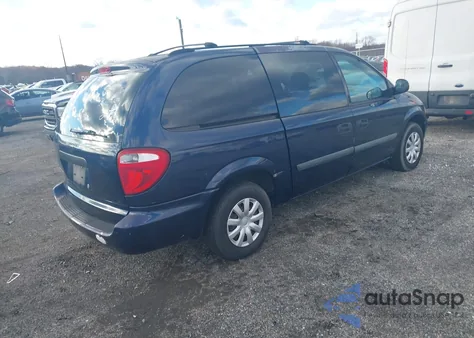 2006 Dodge Grand Caravan Se из США, поврежденный, VIN 1D4GP24R06B604758